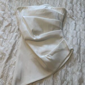 Glassons Asymmetrical White Skirt